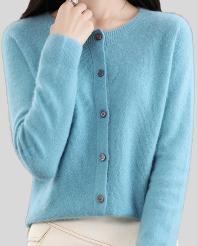 ZUZANA | Reine Merinoull Dámský O-Uringad Pletený Svetr