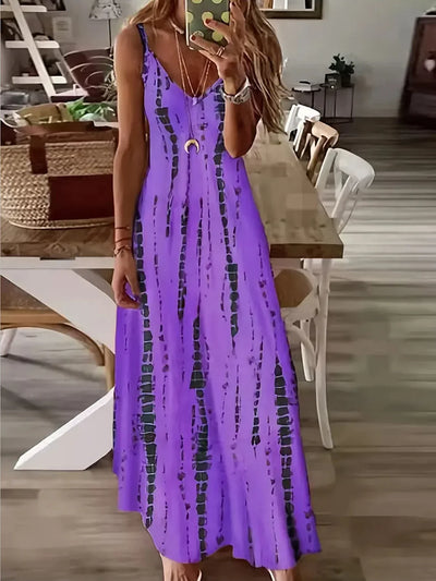 VIENNA™ - CASUAL LOOSE V-NECK MAXI DRESS