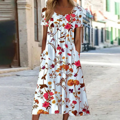Talbot™ | Printed Bohemian Maxi Dress