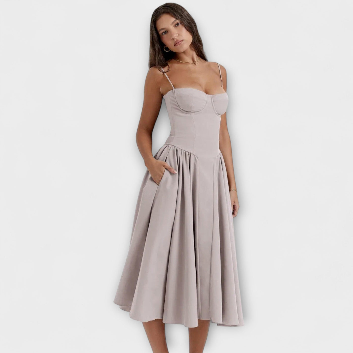 ZUZANA | Elegantní Korzetové Šaty Bez Ramínek