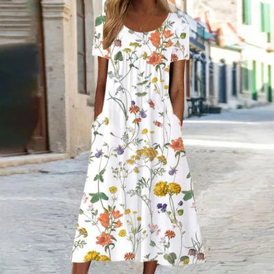 Talbot™ | Printed Bohemian Maxi Dress