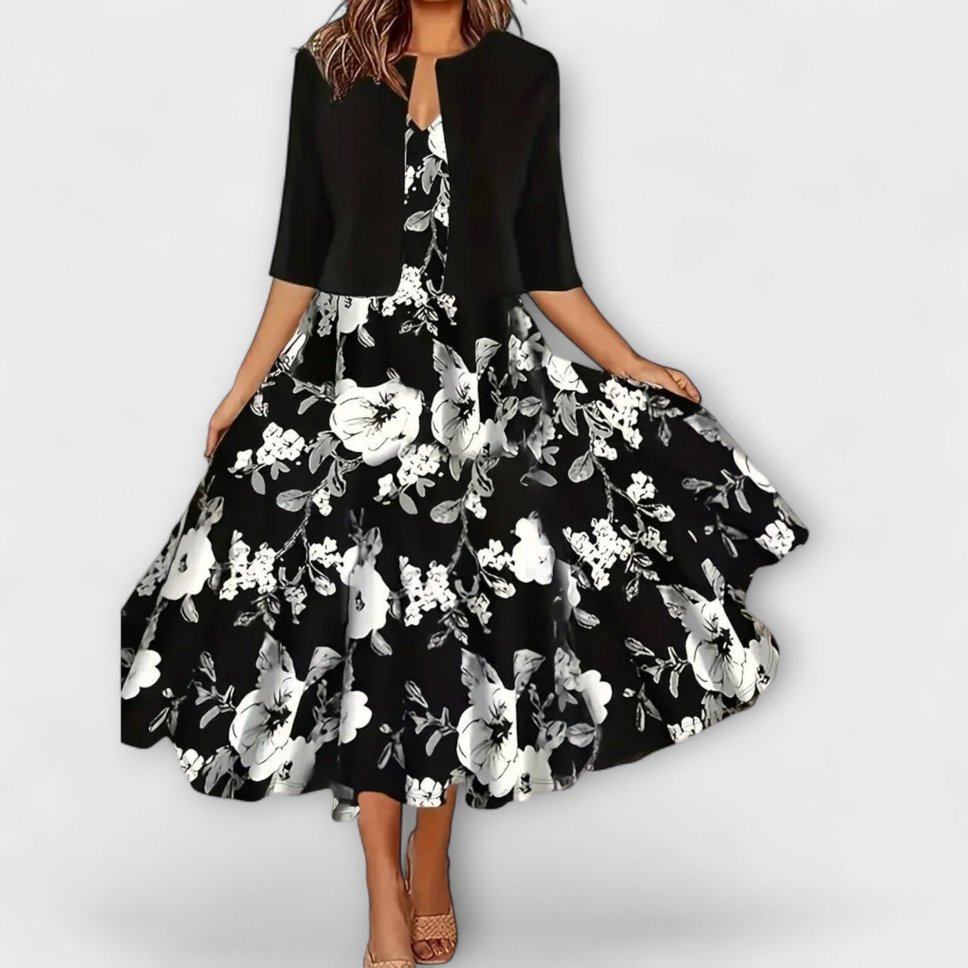 ZUZANA | Midi Šaty s Blazerem" can be rewritten as "ZUZANA | Midi Šaty s Blazerovým Sako