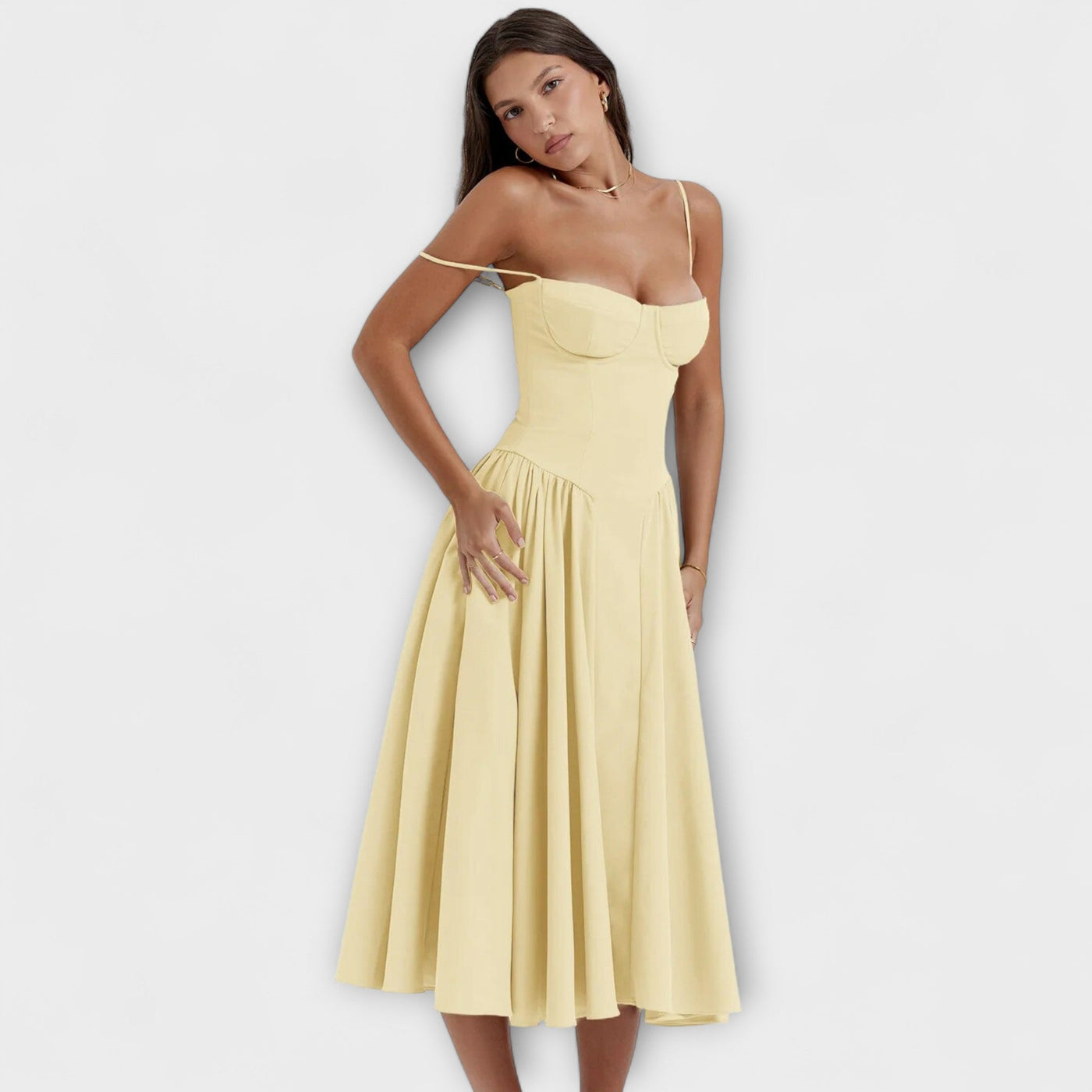 ZUZANA | Elegantní Korzetové Šaty Bez Ramínek