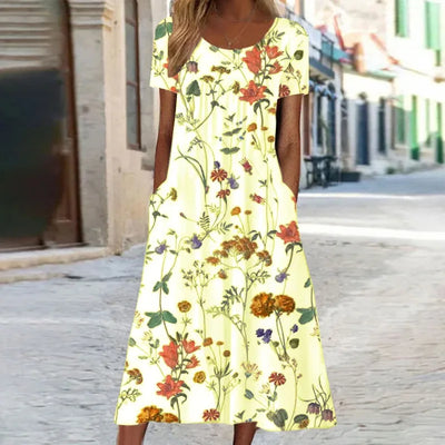 Talbot™ | Printed Bohemian Maxi Dress