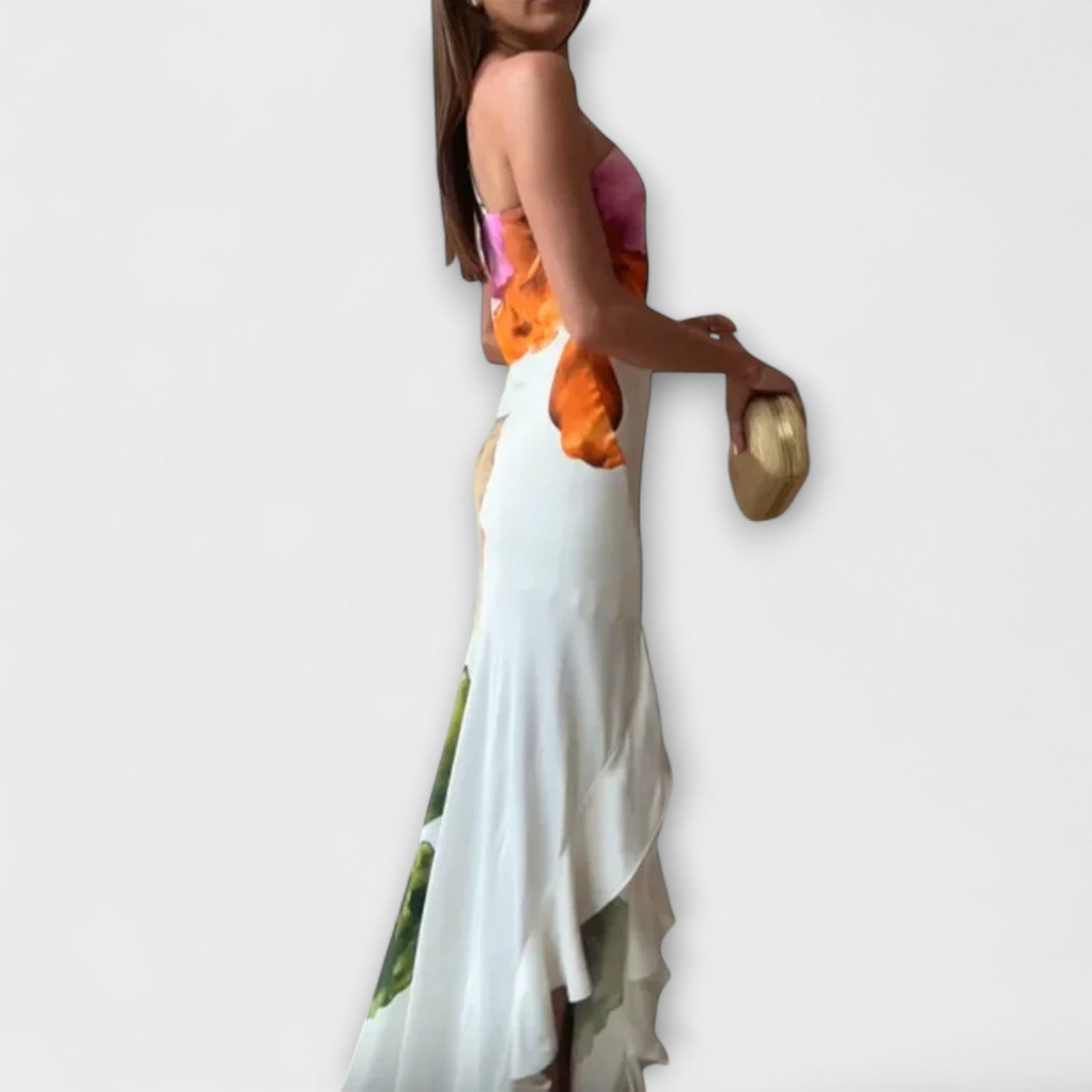 ZUZANA | Elegantní Maxi Šaty s Patchwork Designem