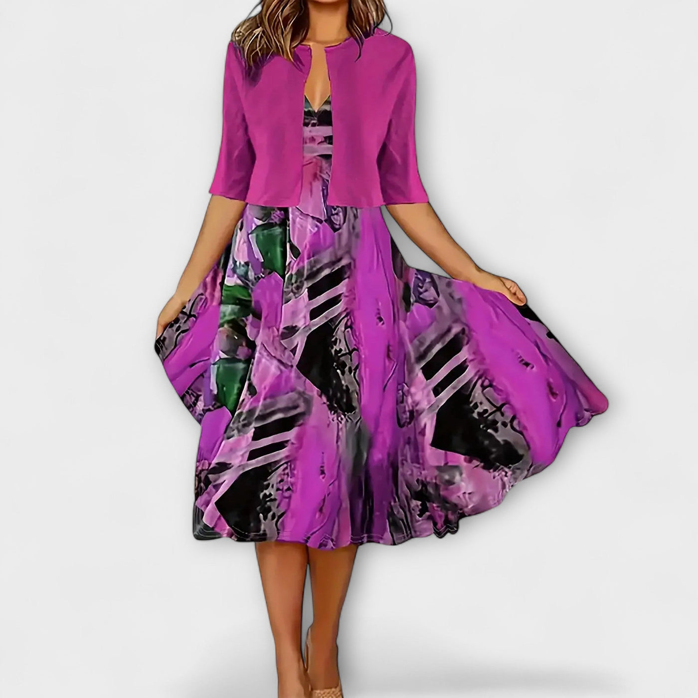 ZUZANA | Midi Šaty s Blazerem" can be rewritten as "ZUZANA | Midi Šaty s Blazerovým Sako