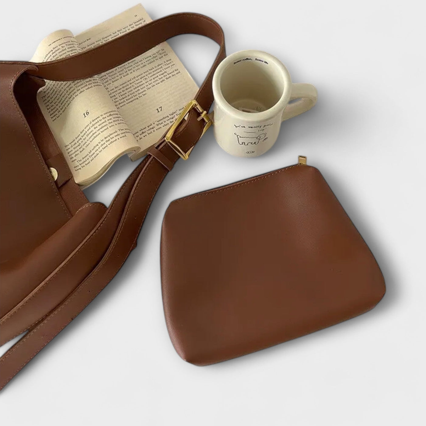 ZUZANA | Kafka elegantní kožená taška přes rameno