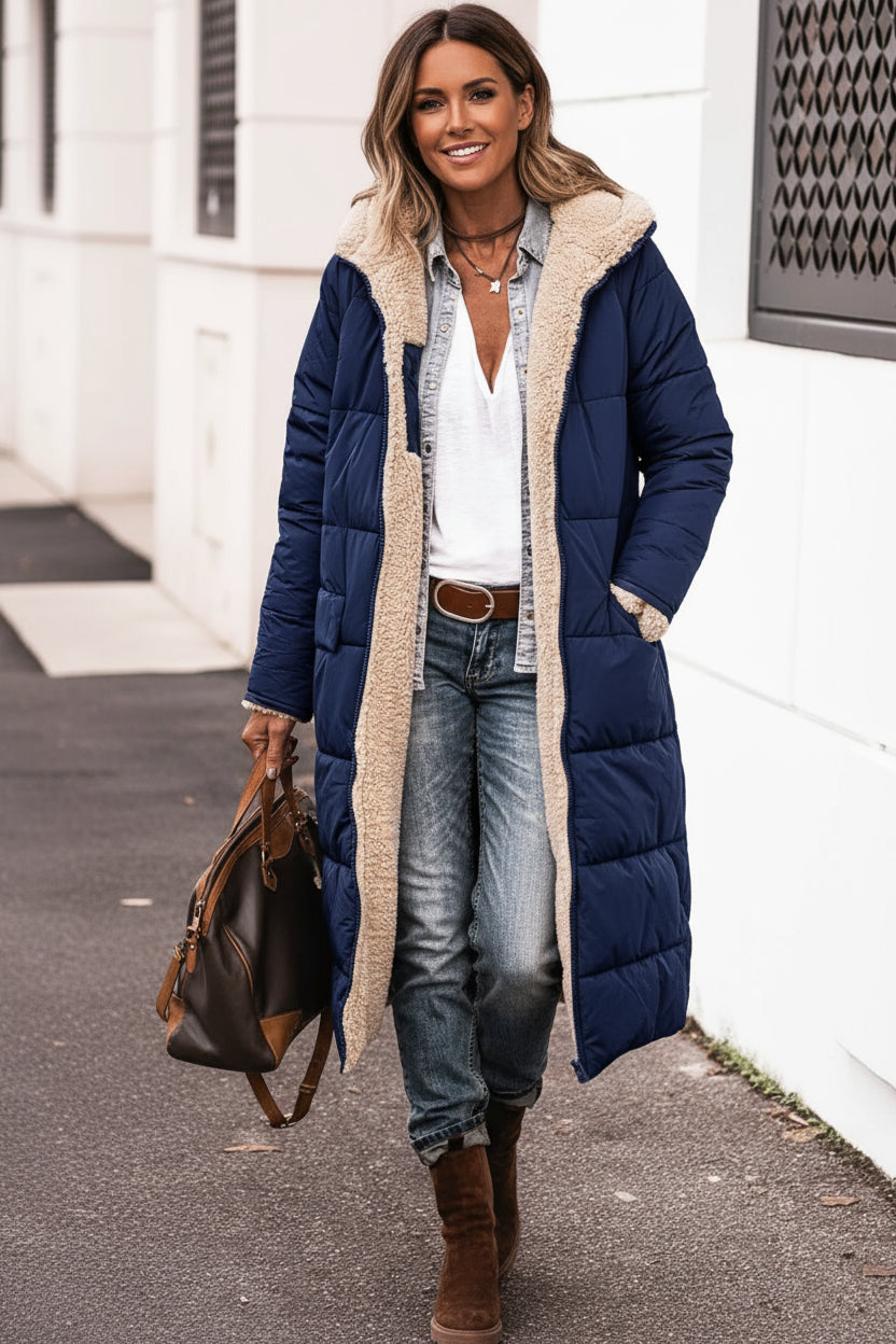 ZUZANA | Dlouhá prošívaná bunda