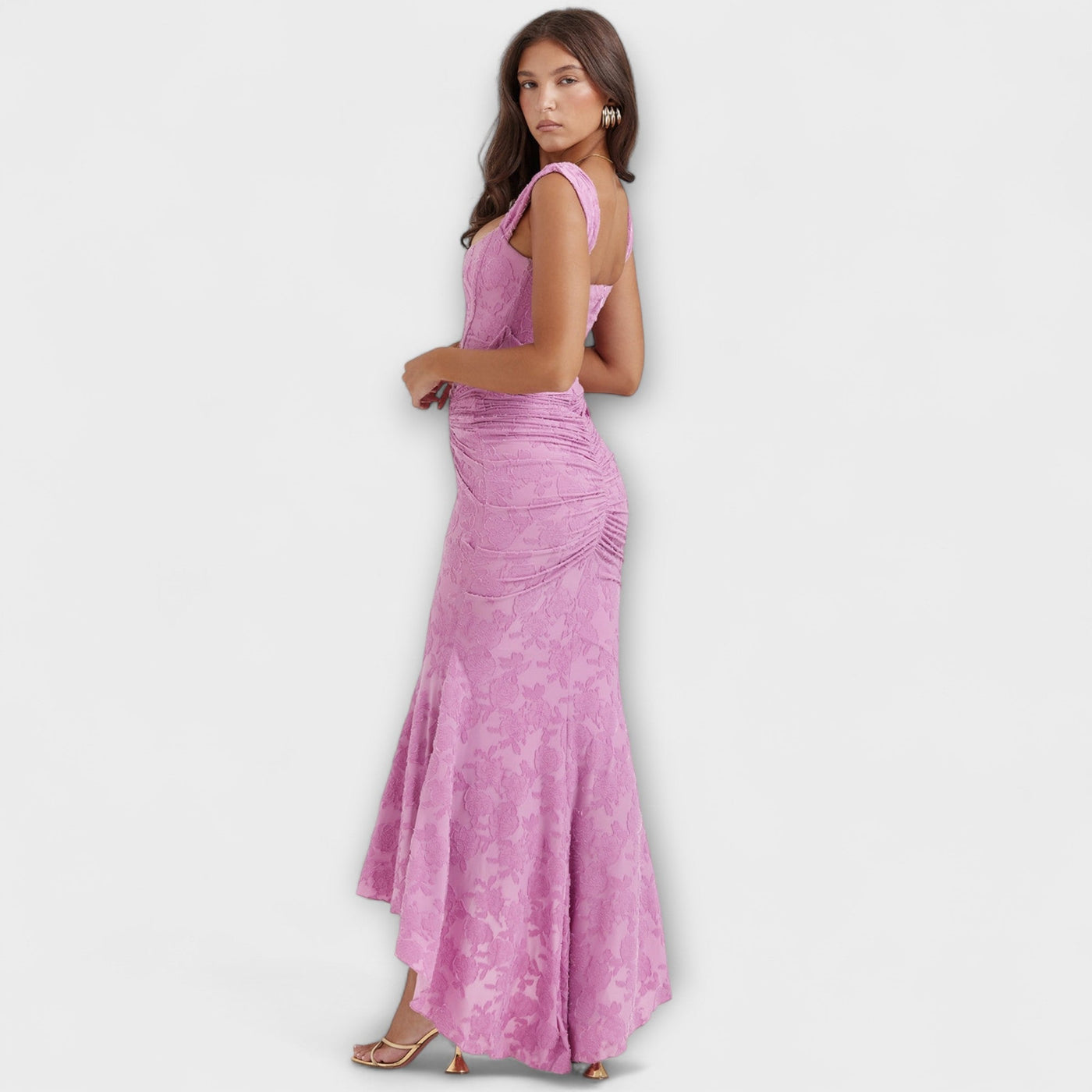 ZUZANA | Dlouhé Šaty s Elegantním Korzetem Vysoké Kvality