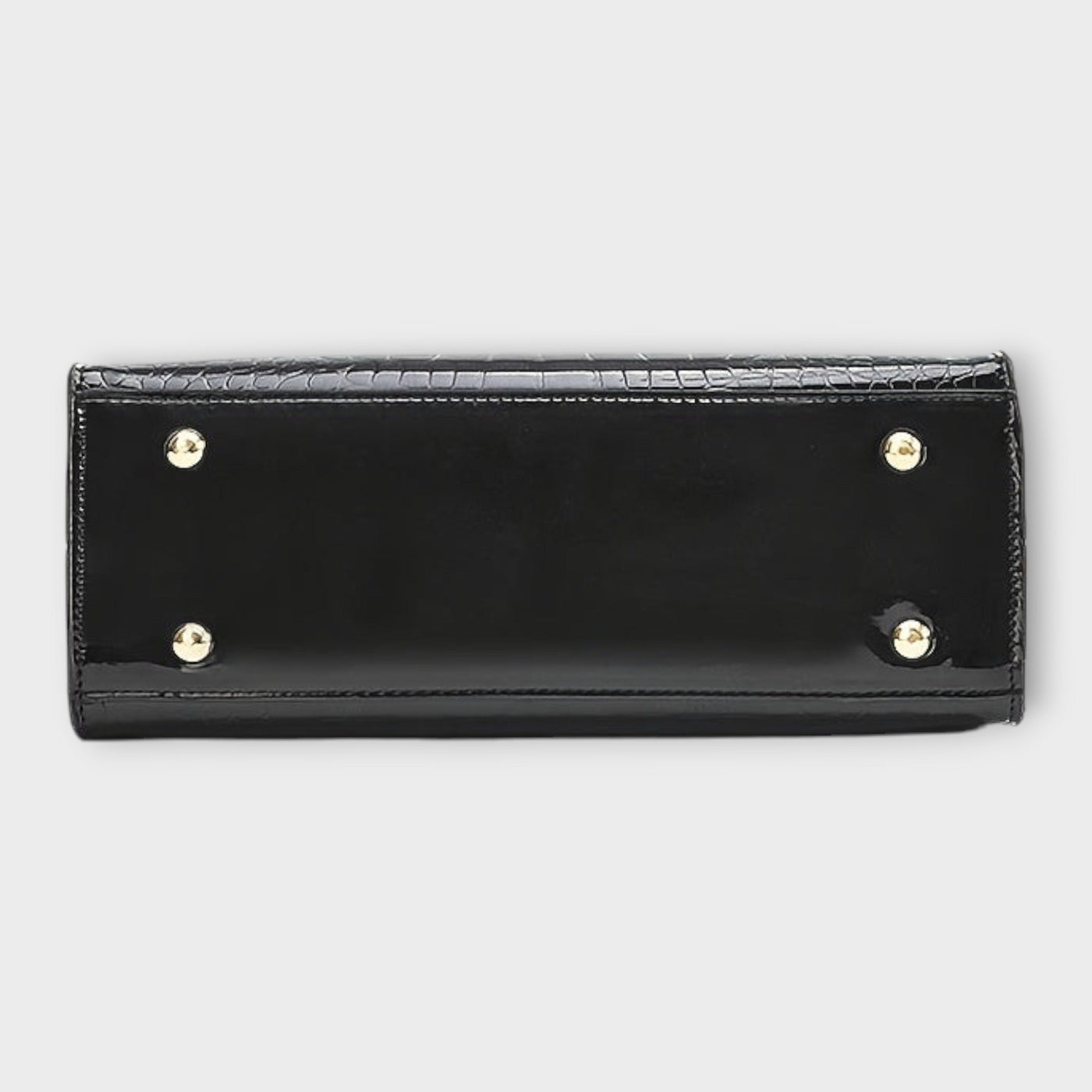 AUVIENNE | Lesklý krokodýlí vzor kabelka
