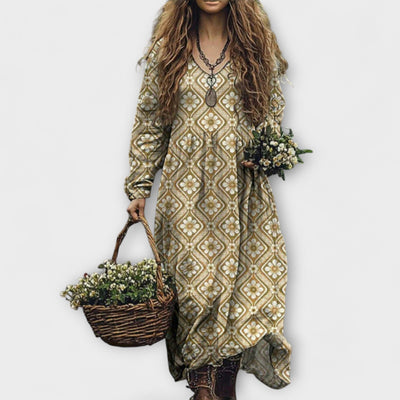 ZUZANA | Šaty s Dlouhými Rukávy