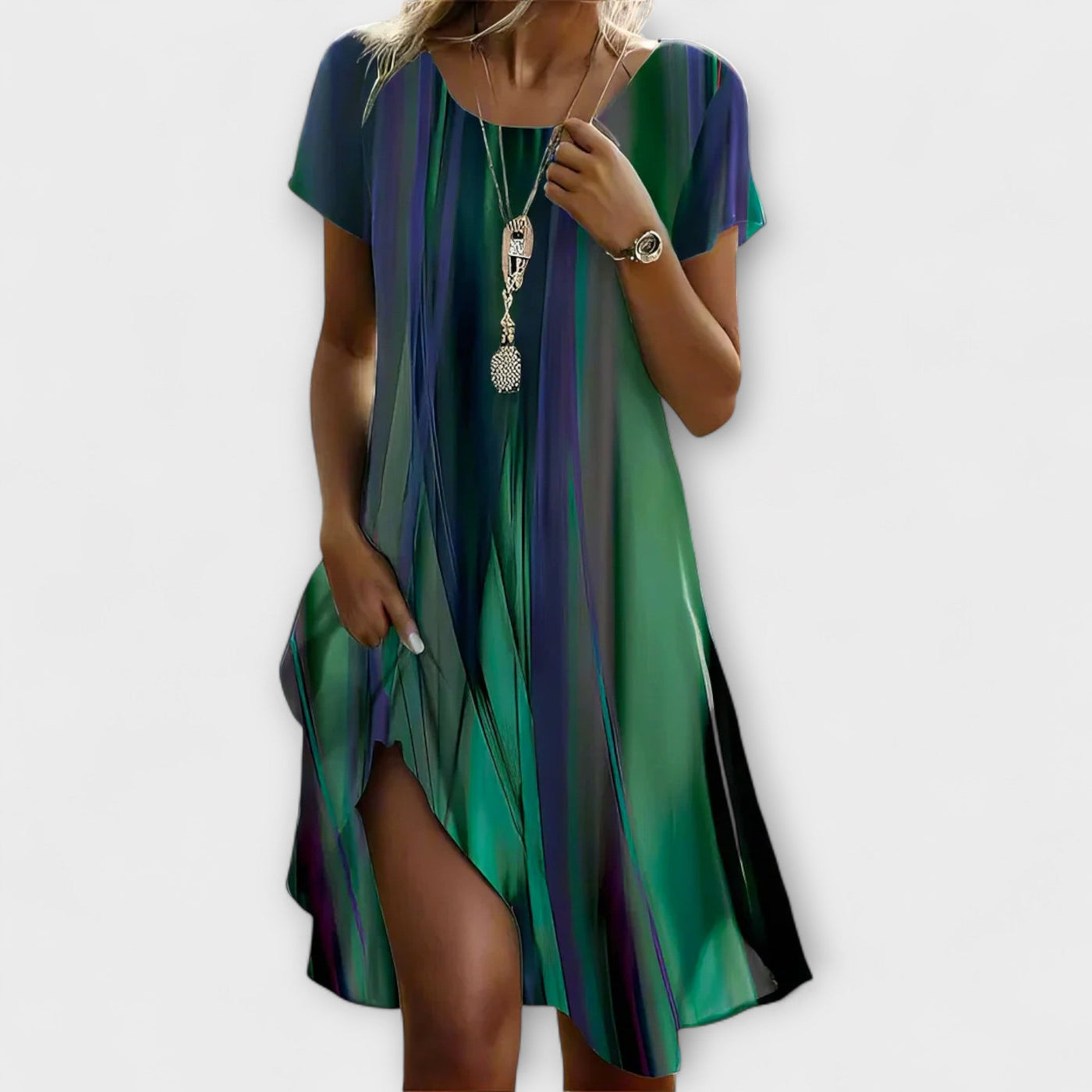 ZUZANA | Elegantní Plynulé Casual Šaty