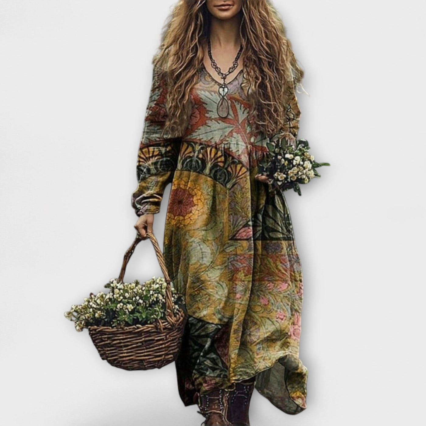 ZUZANA | Šaty s Dlouhými Rukávy